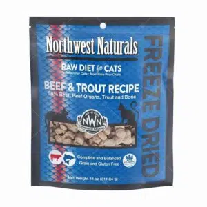 Northwest Naturals™ 無穀物脫水貓糧 - 牛肉、鱒魚配方 311g