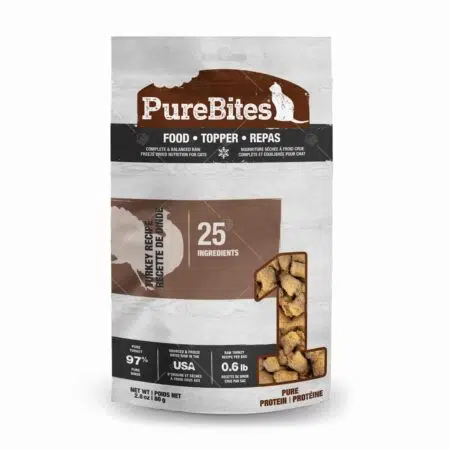 PureBites - TURKEY RECIPE 火雞凍乾糧 80g [全貓]