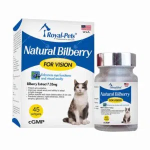 Royal Pets - Natural Bilberry 天然藍莓軟膠囊 [45粒][深藍][貓用]