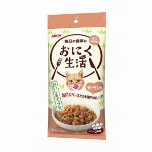 Aixia 愛喜雅 肉生活系列 - 総合栄養貓餐包 [60g x 3包裝][三文魚][ON-6]