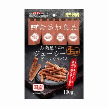 DoggyMan - 美味牛肉短條 100g [全犬]