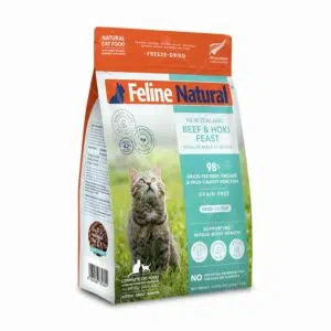 K9 Feline Natural - Beef & Hoki 牛肉和藍尖尾鱈魚凍乾盛宴 800g [全貓]