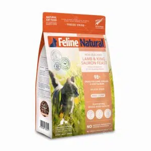 K9 Feline Natural - Lamb & King Salmon 羊肉和帝王三文魚凍乾盛宴 800g [全貓]