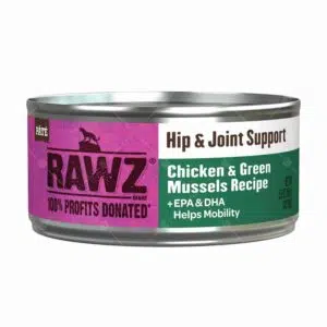 Rawz - 雞肉和綠貽貝慕斯罐 155g [髖關節和關節支持][白+深綠][全貓用]