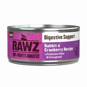 Rawz - 兔肉和蔓越莓慕斯罐 155g [消化支持][白+紫][全貓用]