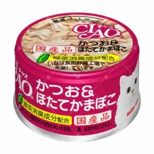 CIAO - 鰹魚、扇貝魚糕貓罐頭 85g [A-13][成貓用]