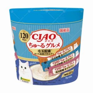 CIAO - 吞拿魚綜合貓醬派對桶 [3味-14g x 120本][毛球關注][SC-214]