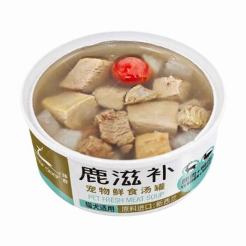 Dear Deer - Venison+Duck 鹿滋補寵物鮮食湯罐 100g [鹿肉+鴨肉][藍][貓犬用] - 圖片 2