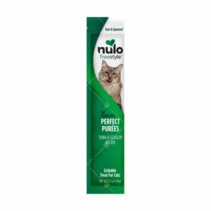 Nulo - Perfect Purees 無穀物唧唧肉泥貓小食 14g [吞拿魚+扇貝][綠][全貓用]