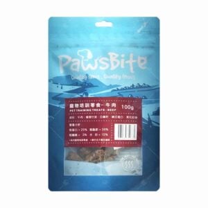 PawsBite - Pet Training Treats Beef 寵物培訓牛肉零食 100g [貓犬用]