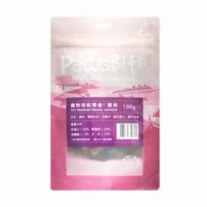PawsBite - Pet Training Treats Venison 寵物培訓鹿肉零食 100g [貓犬用]