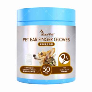 Royal Pets - 寵物潔耳指套 50片 [貓犬用]