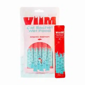 Viim - Atlantic Salmon 大西洋三文魚唧唧肉泥條 12gx6條 [粉紅][成貓用]