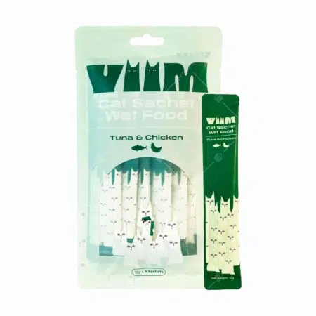 Viim - Tuna & Chicken 吞拿魚 + 雞肉唧唧肉泥條 12gx6條 [綠][成貓用]