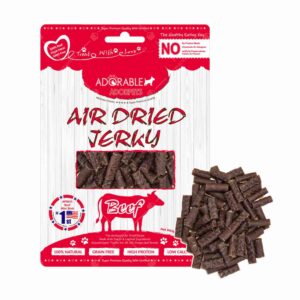 Adorable - Air Dried Jerky Beef 天然風乾牛肉短條 100g [紅][無穀物][貓犬用]