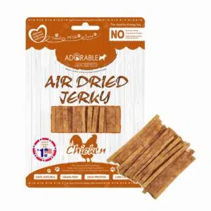 Adorable - Air Dried Jerky Chicken 天然風乾雞肉切條 100g [棕][無穀物][貓犬用]
