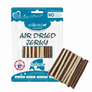 Adorable - Air Dried Jerky Salmon 天然風乾三文魚三文治 100g [藍][無穀物][貓犬用]