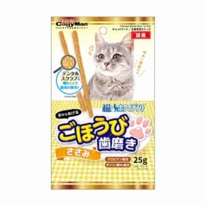 CattyMan - 雞肉潔齒棒小食 20條 [黃][全貓]