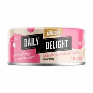 Daily Delight Mousse - Chicken Cranberry 無穀物雞肉、蔓越莓慕絲 70g [DD621][粉][全貓用]