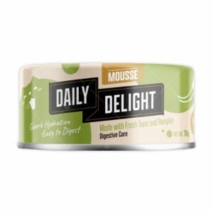 Daily Delight Mousse - Tuna Pumpkin 無穀物吞拿魚、南瓜慕絲 70g [DD612][綠][全貓用]
