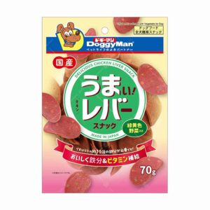 DoggyMan - 補鐵綠黃蔬菜雞肝片 70g [全犬]