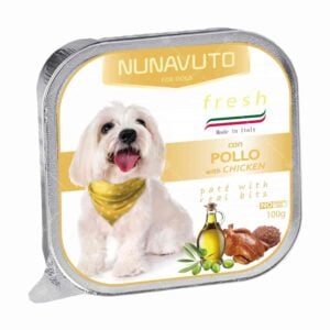 Nunavuto - Fresh POLLO Chicken 意大利鋁製肉醬狗餐盒 100g [雞肉][黃][成犬用]