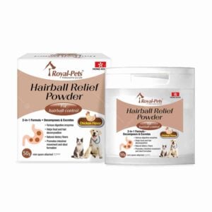 Royal Pets - Hairball Relief Powder 寵物排毛粉 50g [Chciken雞肉味][棕][貓犬用]