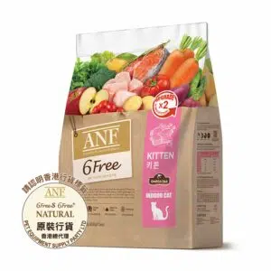 ANF - 6Free Indoor Kitten 腸胃呵護室內配方 [預防腸胃敏感][鮮粉][幼貓用]