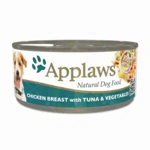 Applaws 肉汁系列罐頭 - Chicken Tuna Vegetables 雞胸、吞拿魚及蔬菜 156g [成犬用]