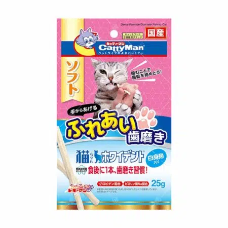 CattyMan - 白身魚軟潔齒棒 25g [貓用]