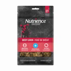 Nutrience - Sub Zero Beef Liver 凍乾脫水牛肝小食 70g [紅][全犬]