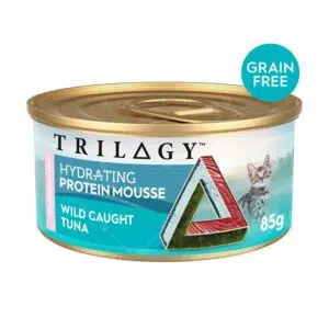 Trilogy 奇境 - Foundation Wild Caught Tuna 無穀物補水慕斯罐 85g [野生吞拿][粉邊][幼貓用]