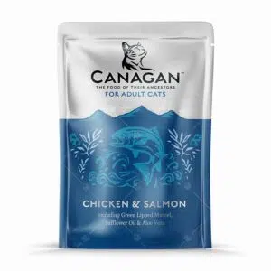 Canagan 原之選 - Chicken & Salmon 無穀物鮮肉滋味包 85g [雞肉、三文魚肉][藍][成貓用]