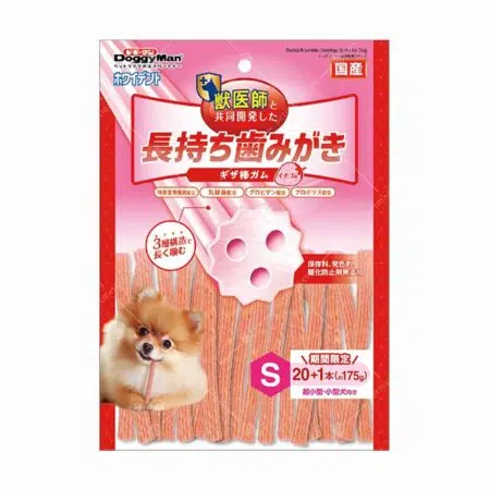 DoggyMan - 草莓味長效潔齒棒 20根 [小型犬用]
