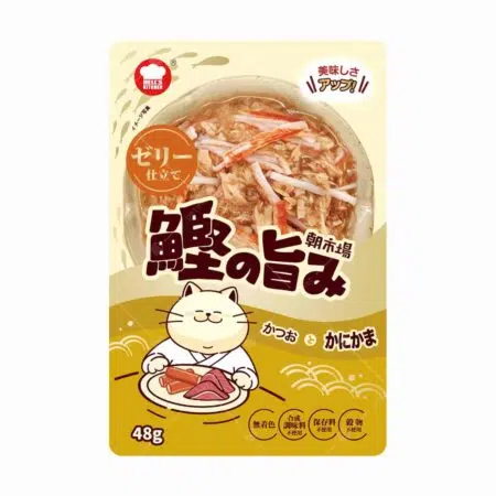 Hell’s Kitchen 朝市場 - 鰹の旨味貓濕包 48g [鰹魚．蟹棒]