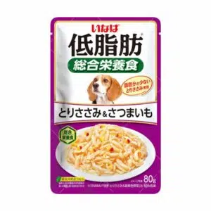 Inaba - 低脂肪綜合營養狗濕包 80g [紫][雞柳甜薯][QDR-164]