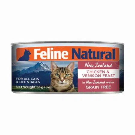 K9 Feline Natural - Chicken & Venison Feast 無穀物雞肉、鹿肉主食罐 85g [全貓用]