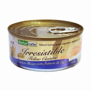 Naturcate - Irresistible Chicken Salmon Rice 雞肉、三文魚白飯配方 155g [NC155-10][藍邊][貓用]