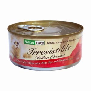 Naturcate - Irresistible Tuna Fish Roe Chicken 吞拿魚、魚籽雞肉配方 155g [NC155-6][鮮紅邊][貓用]