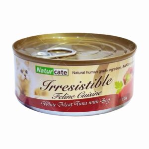 Naturcate - Irresistible Tuna Beef 吞拿牛肉配方 155g [NC155-7][深紅邊][貓用]