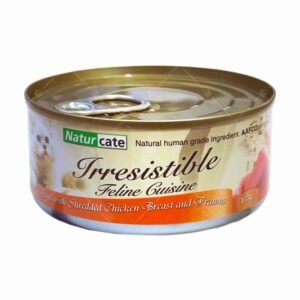 Naturcate - Irresistible Tuna Chicken Prawns 吞拿魚、雞絲蝦配方 155g [NC155-3][橙邊][貓用]