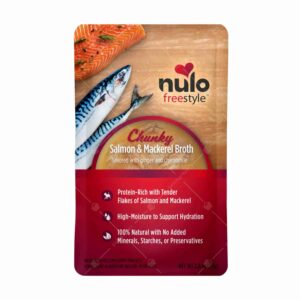 Nulo FreeStyle - Chunky Salmon Mackerel Broth 美味大塊三文魚鯖魚濃稠高湯 79g [全貓用]