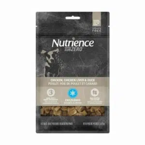 Nutrience - Sub Zero Chicken Liver Duck 凍乾脫水雞肉、雞肝、鴨肉小食 70g [灰][全犬]