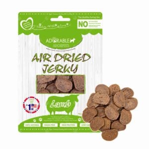 Adorable - Air Dried Jerky Lamb 天然風乾羊肉片 100g [綠][無穀物][貓犬用]