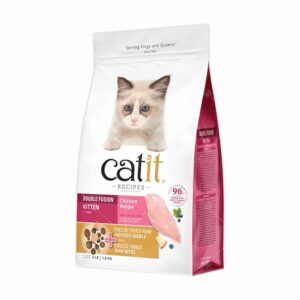 Catit - Double Fusion Kitten 雞肉雙拼配方 1.8kg [凍乾塊+凍乾塗層糧][粉][幼貓]