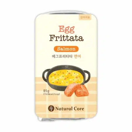 Natural Core - Egg Frittata Salmon 三文魚蒸蛋小餐盒 85g [全犬]