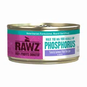 Rawz - Phosphorus Tuna Salmon 低磷肉醬營養補充罐 156g [吞拿魚&三文魚][淺紫][成貓用]