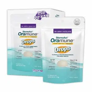 Signature by - StomoAct Oramune Drops 鱈魚味口腔潔牙糖 17.5g [藍][貓犬用]