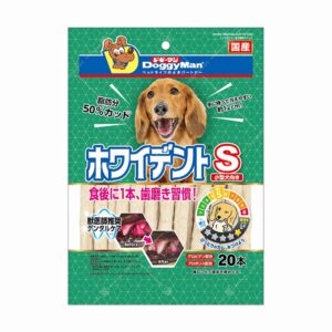 DoggyMan - 牛皮潔齒棒S碼 20根 [成犬]