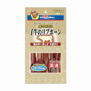 DoggyMan - 小牛肋骨 50g [中/大型犬用]
